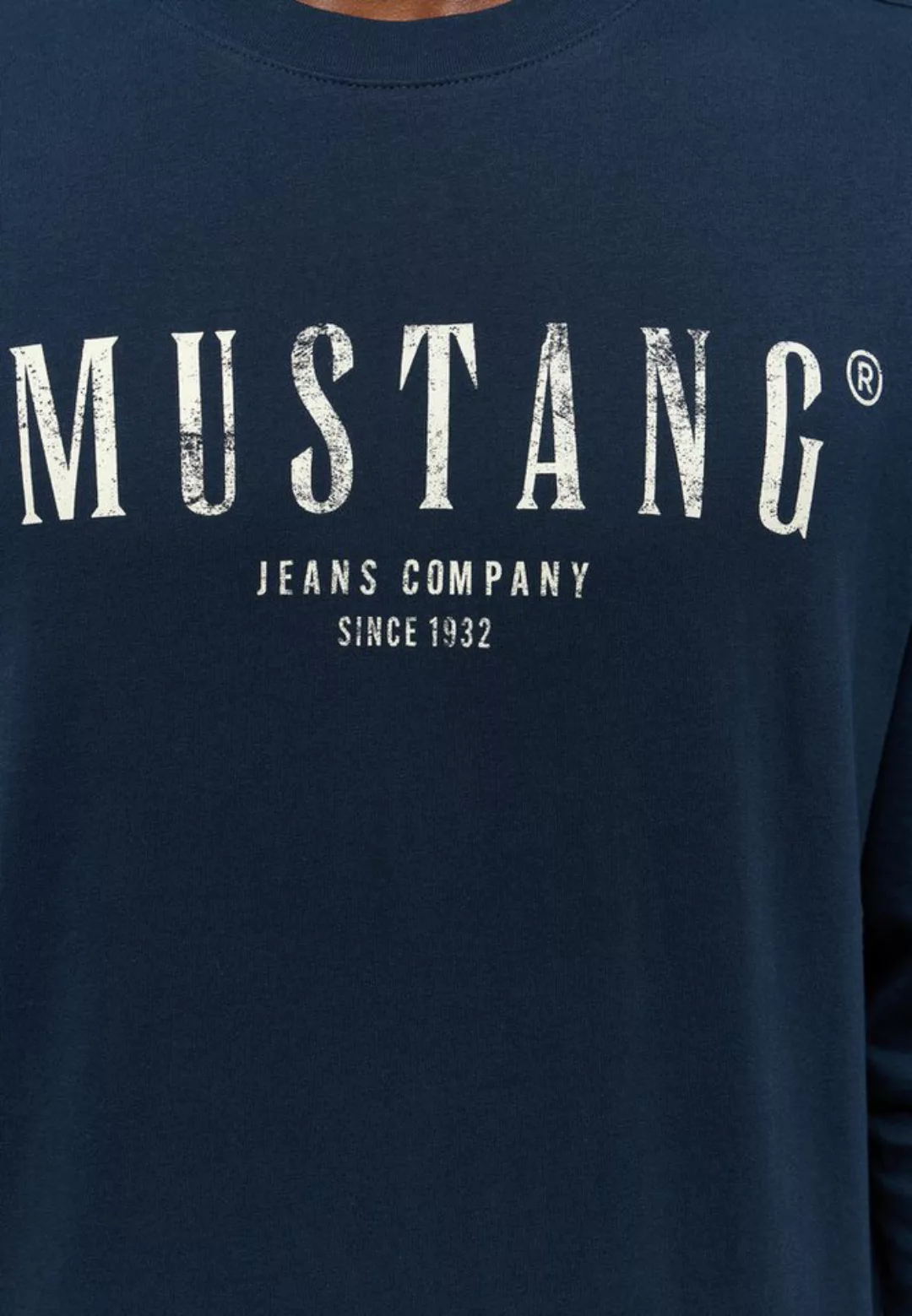 MUSTANG Langarmshirt Langarmshirt günstig online kaufen