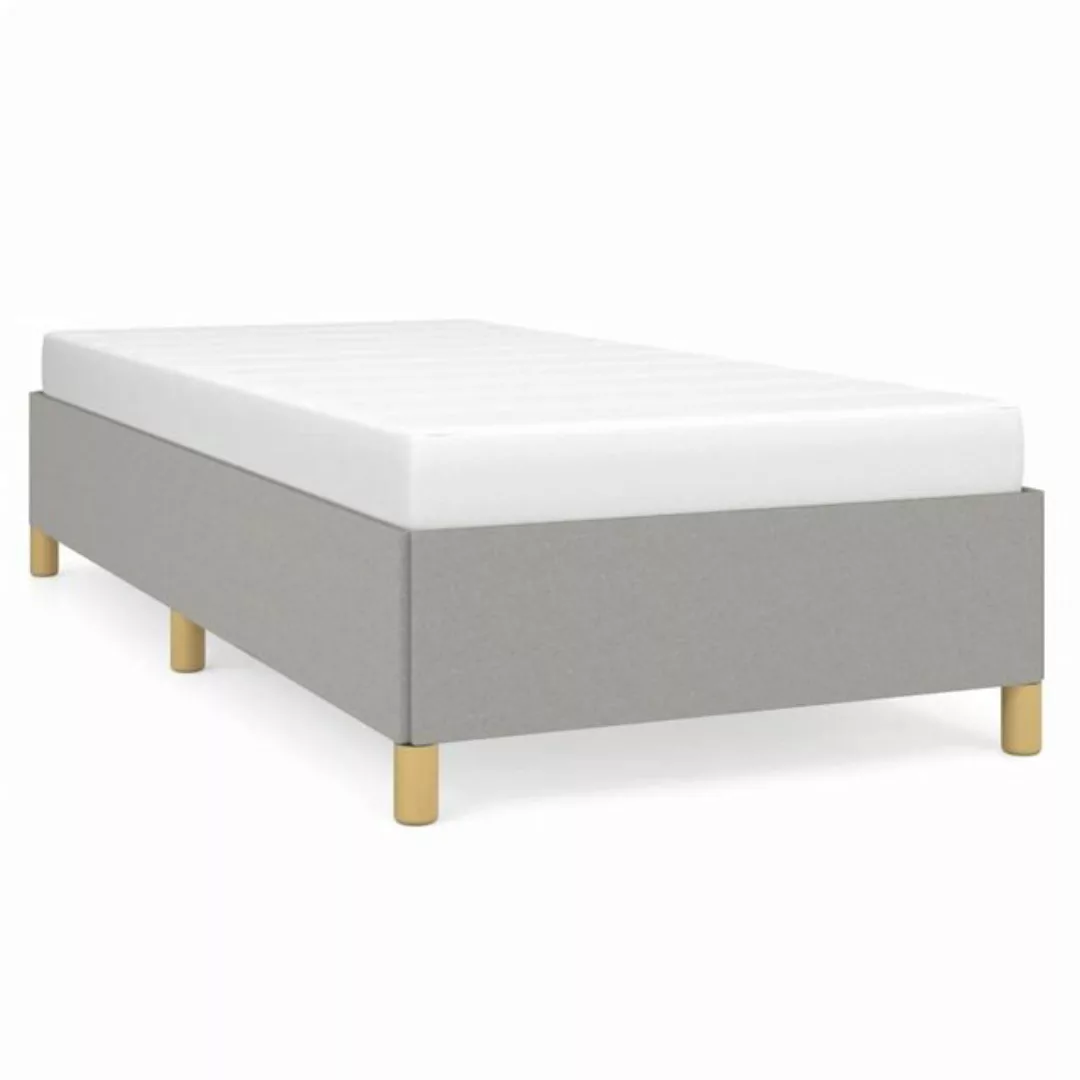 furnicato Bett Bettgestell Hellgrau 80x200 cm Stoff günstig online kaufen