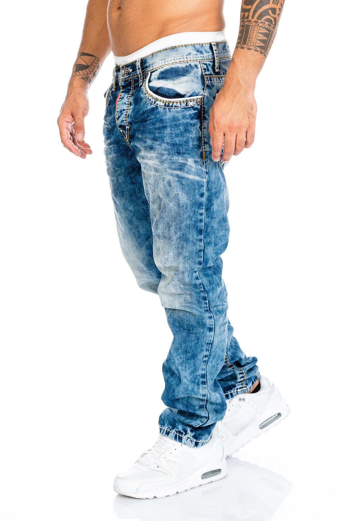Cipo & Baxx Regular-fit-Jeans Jeans Hose günstig online kaufen