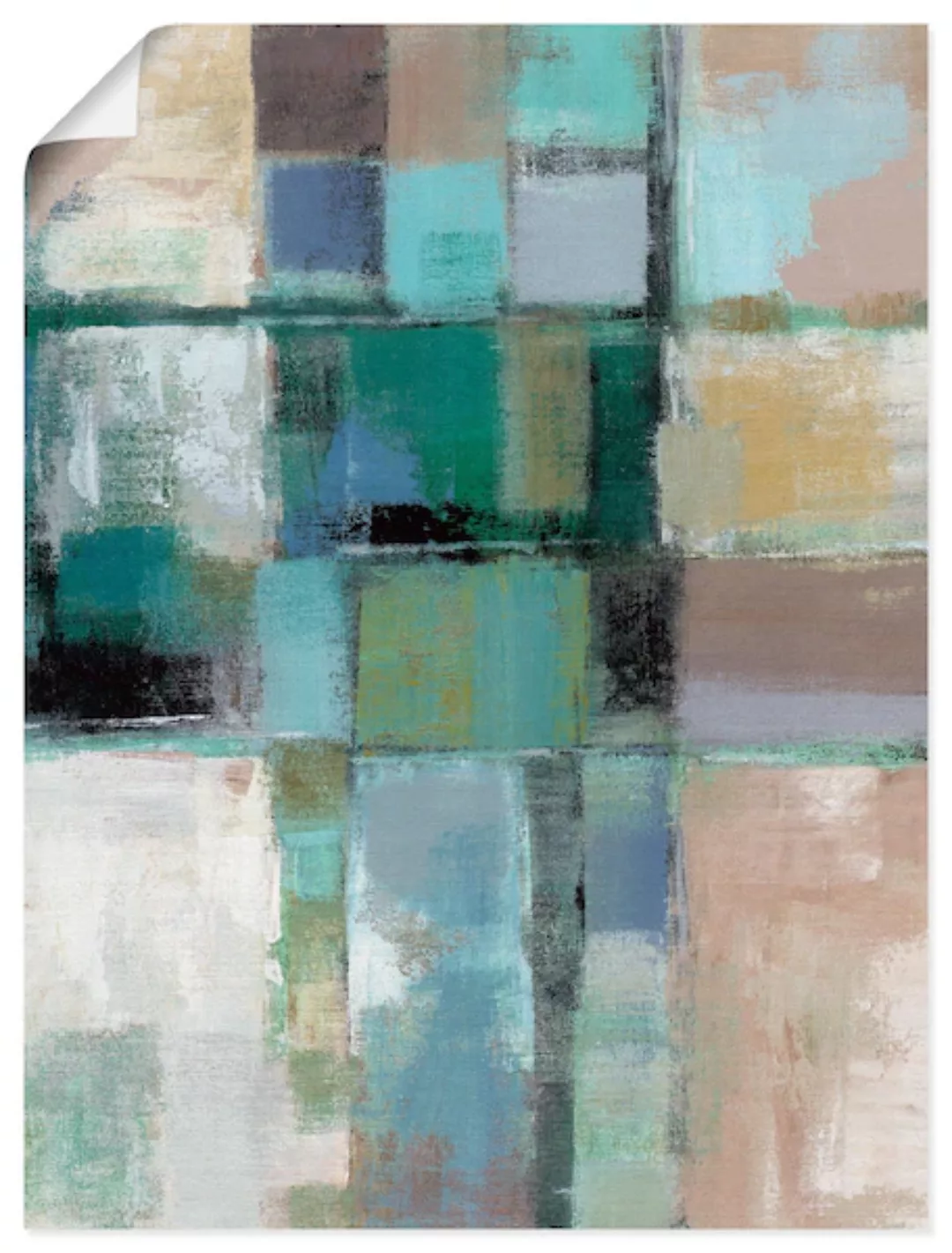 Artland Wandbild "Inselfarben II", Muster, (1 St.), als Leinwandbild, Poste günstig online kaufen