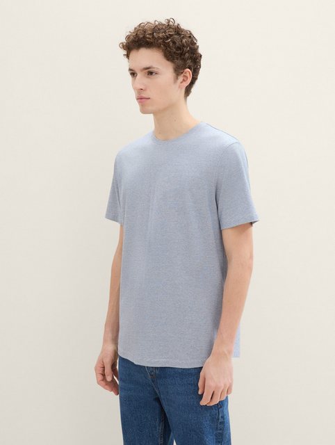 TOM TAILOR Denim T-Shirt T-Shirt mit Rundhalsausschnitt günstig online kaufen