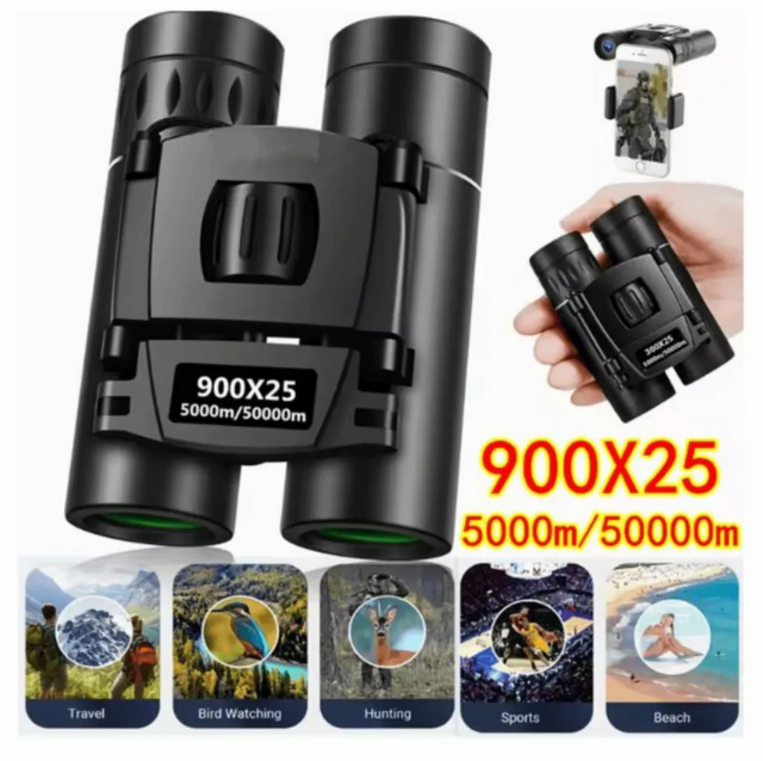 lamgool 900X25 Tragbares HD Zoom Fernglas – Leistungsstarkes Teleskop Jagd günstig online kaufen