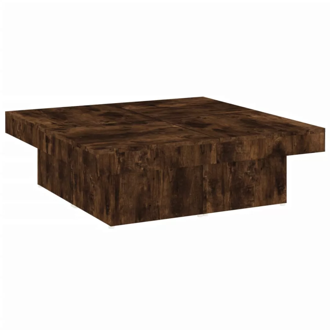 Vidaxl Couchtisch Räuchereiche 90x90x28 Cm Holzwerkstoff günstig online kaufen