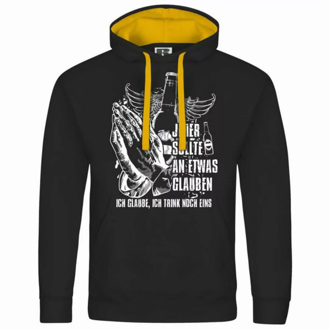 deinshirt Kapuzenpullover Herren Kapuzenpullover Ich glaube Ich trink noch günstig online kaufen