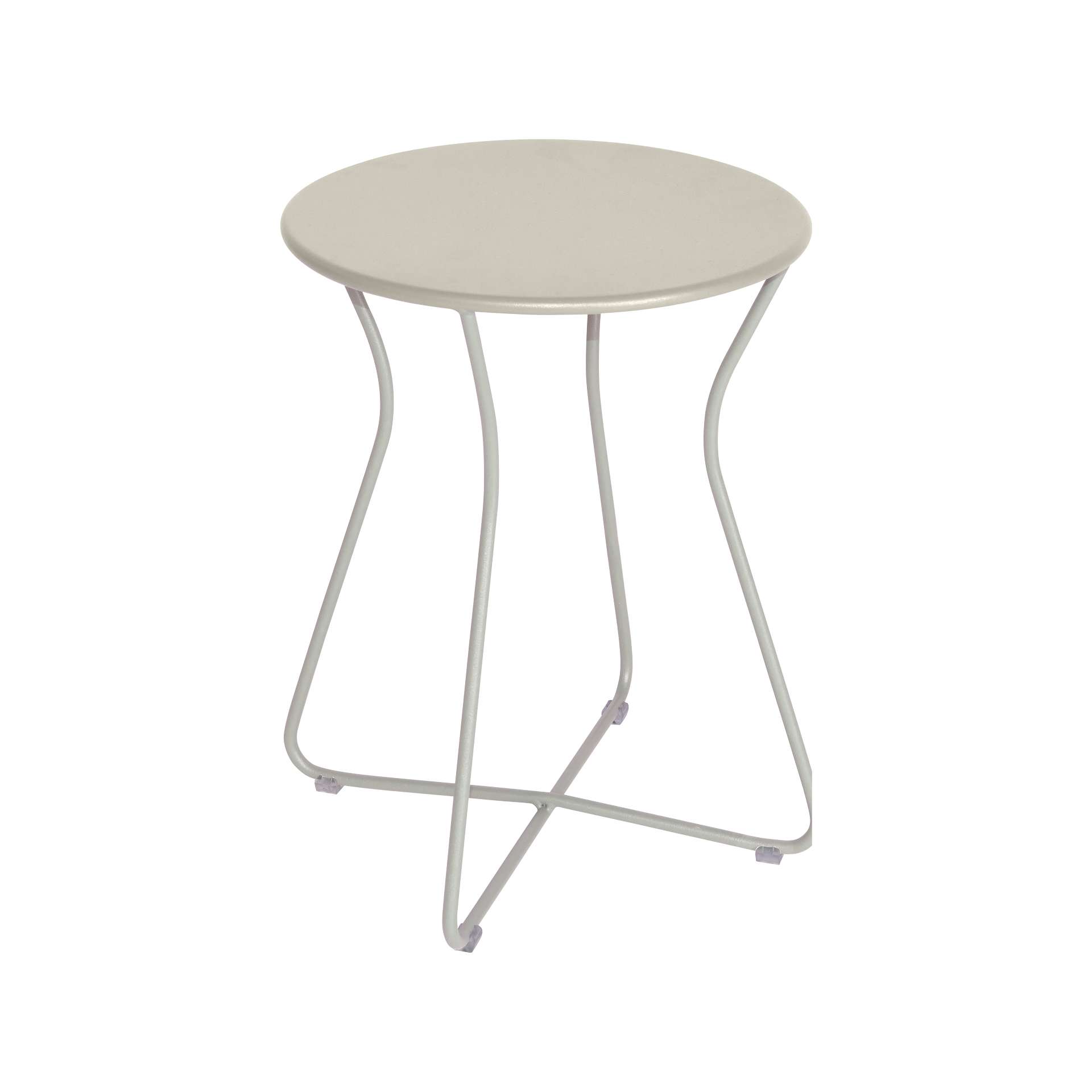 Cocotte Outdoor Hocker / Beistelltisch Lehmgrau günstig online kaufen