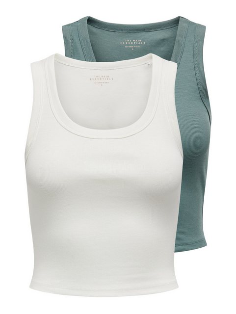 ONLY Tanktop ONLEASY S/L TANK TOP JRS 2 PACK (Set, 2-tlg) günstig online kaufen