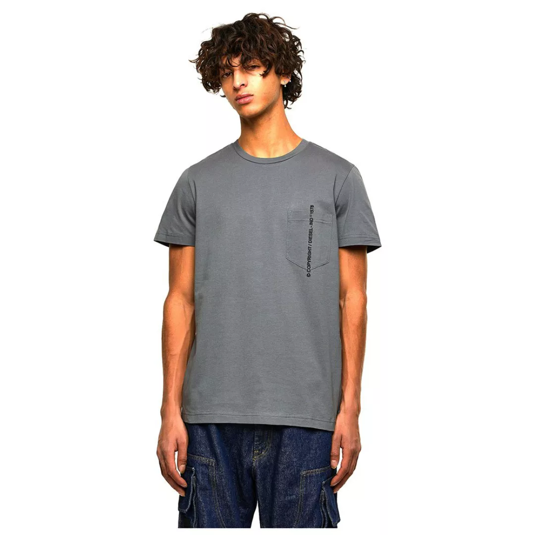 Diesel Rubin Pocket J1 Kurzärmeliges T-shirt L Grey günstig online kaufen