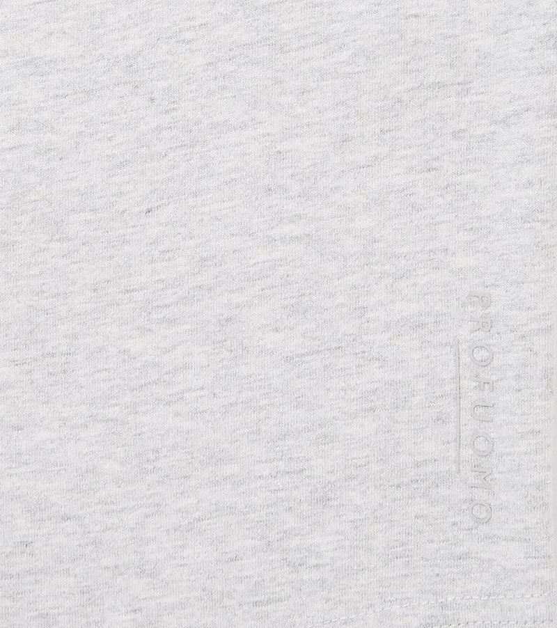 Profuomo Longsleeve Polo Grau Melange - Größe XL günstig online kaufen