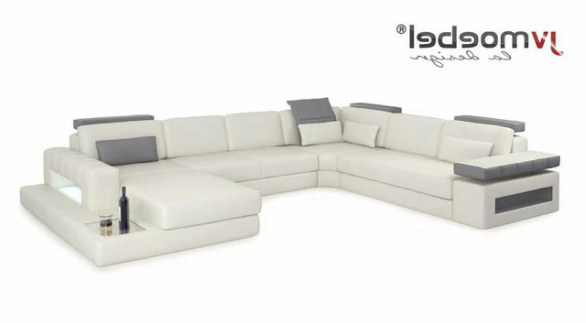 Xlmoebel Ecksofa Hochwertige Wohnlandschaft im Designer-Stil mit Ecksofa, U günstig online kaufen