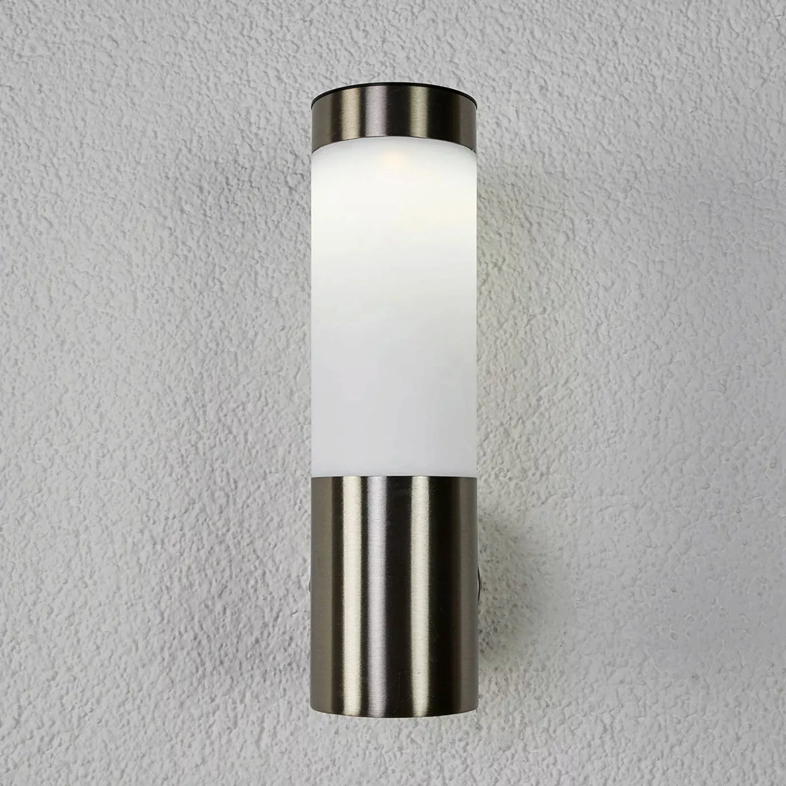 Lindby Aleeza LED-Solarwandlampe, Edelstahl günstig online kaufen