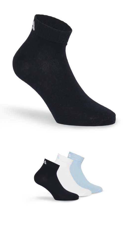 Fila Kurzsocken "UNISEX INVISIBLE PLAIN SOCKS", (3 Paar), mit Logostickerei günstig online kaufen