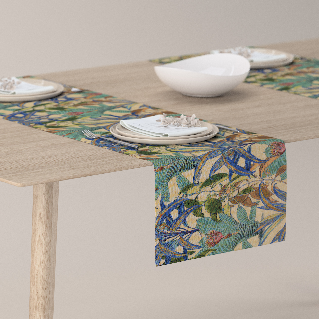 Tischläufer, grün- blau, 40 x 130 cm, Intenso Premium (144-29) günstig online kaufen