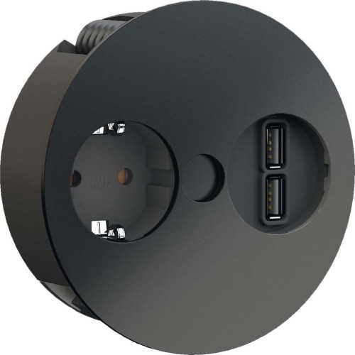 Bachmann TWIST Steckdosenleiste 1xCEE7/3 1xUSB Char. 931.131 - 931131 günstig online kaufen