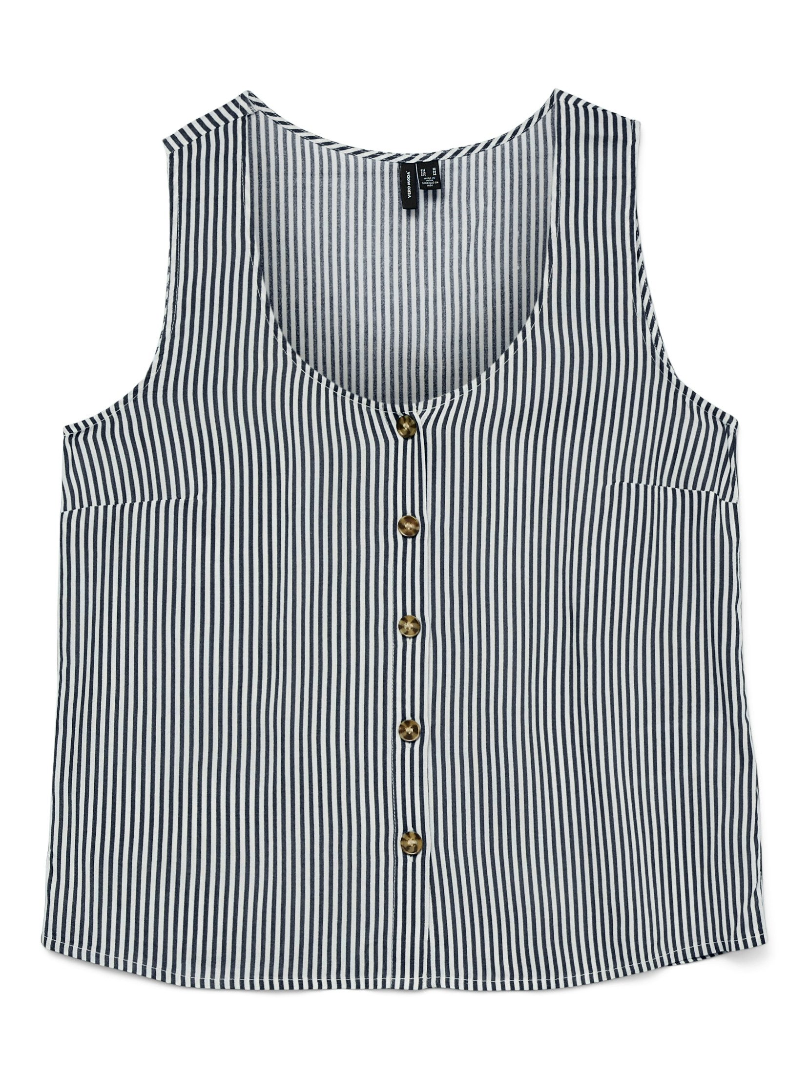 Vero Moda Blusentop "VMBUMPY SL SHIRT WVN GA NOOS" günstig online kaufen