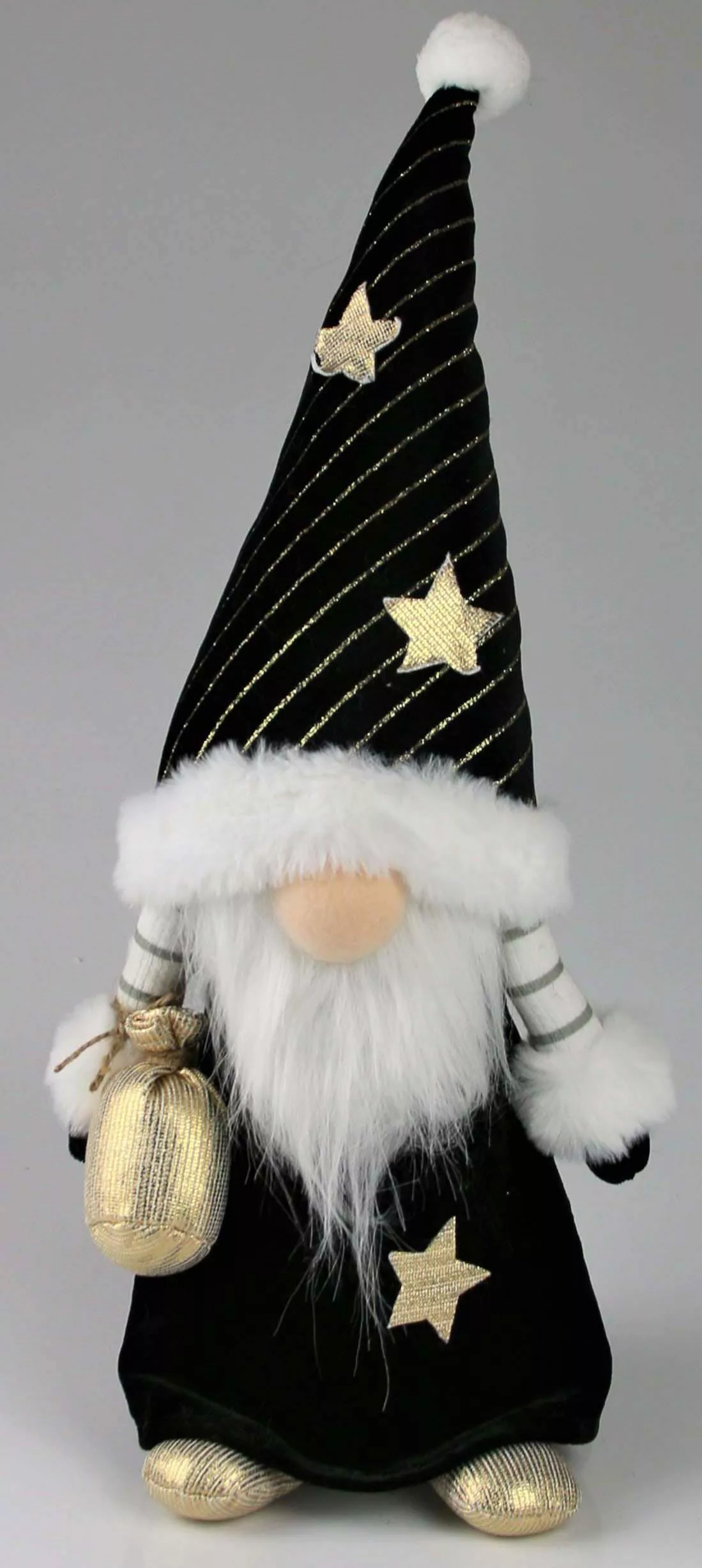 AM Design Weihnachtsfigur "Weihnachtsdeko", mit goldener Mütze und schwarze günstig online kaufen