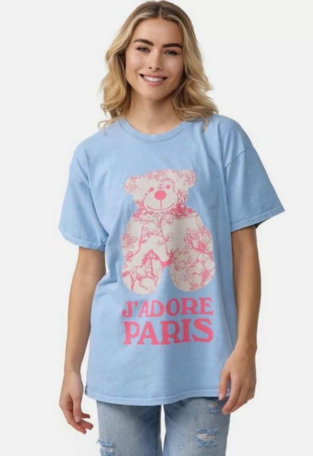 Worldclassca T-Shirt Worldclassca T-Shirt Teddy Paris Tee Sommer Oberteil günstig online kaufen
