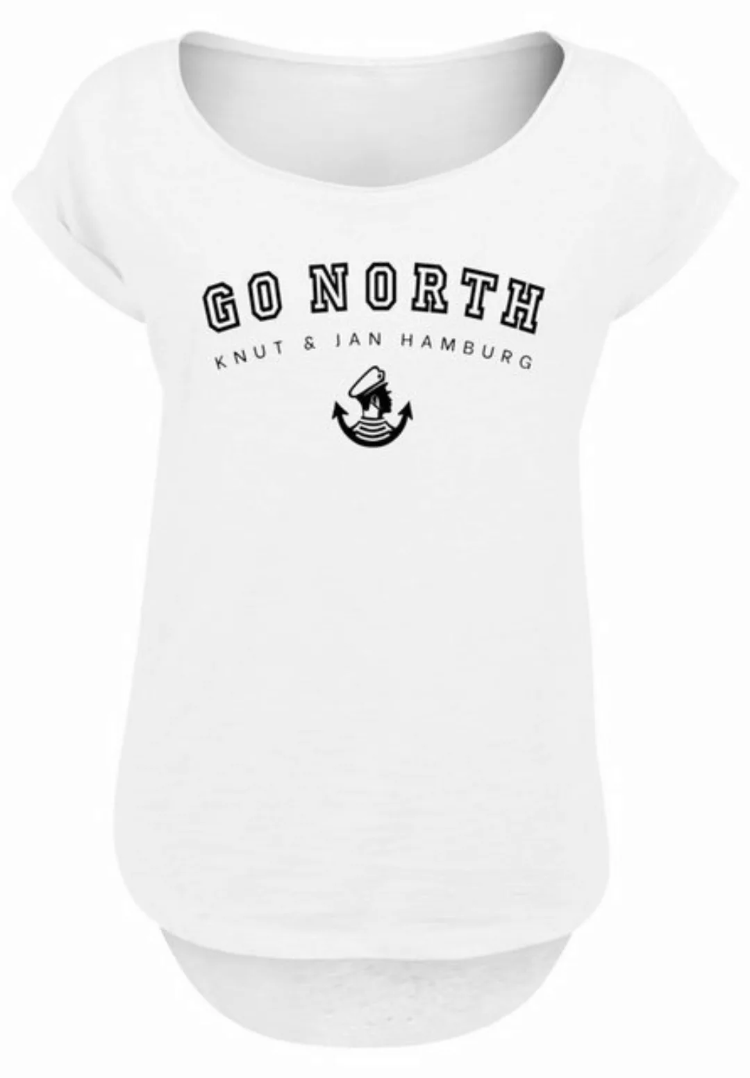 F4NT4STIC T-Shirt "Go North Knut & Jan Hamburg", Print günstig online kaufen