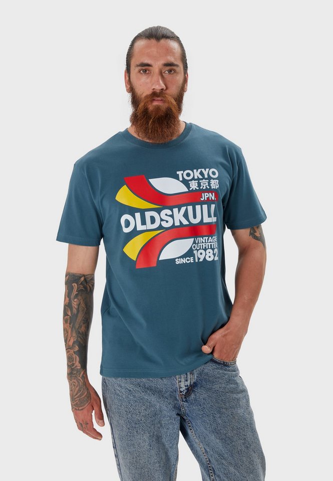 Oldskull T-Shirt Retro Tokyopolis Vintage Logo Graphic günstig online kaufen