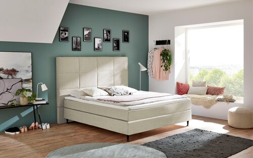 andas Boxspringbett "Linja", mit Hotelbett-Charakter, Komfortliegehöhe und günstig online kaufen