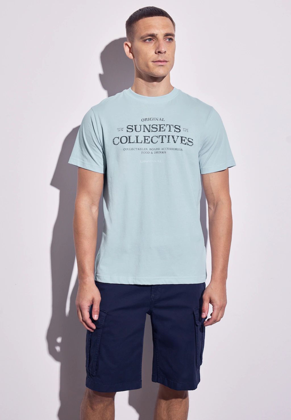 STREET ONE MEN T-Shirt, mit Rundhalsausschnitt günstig online kaufen