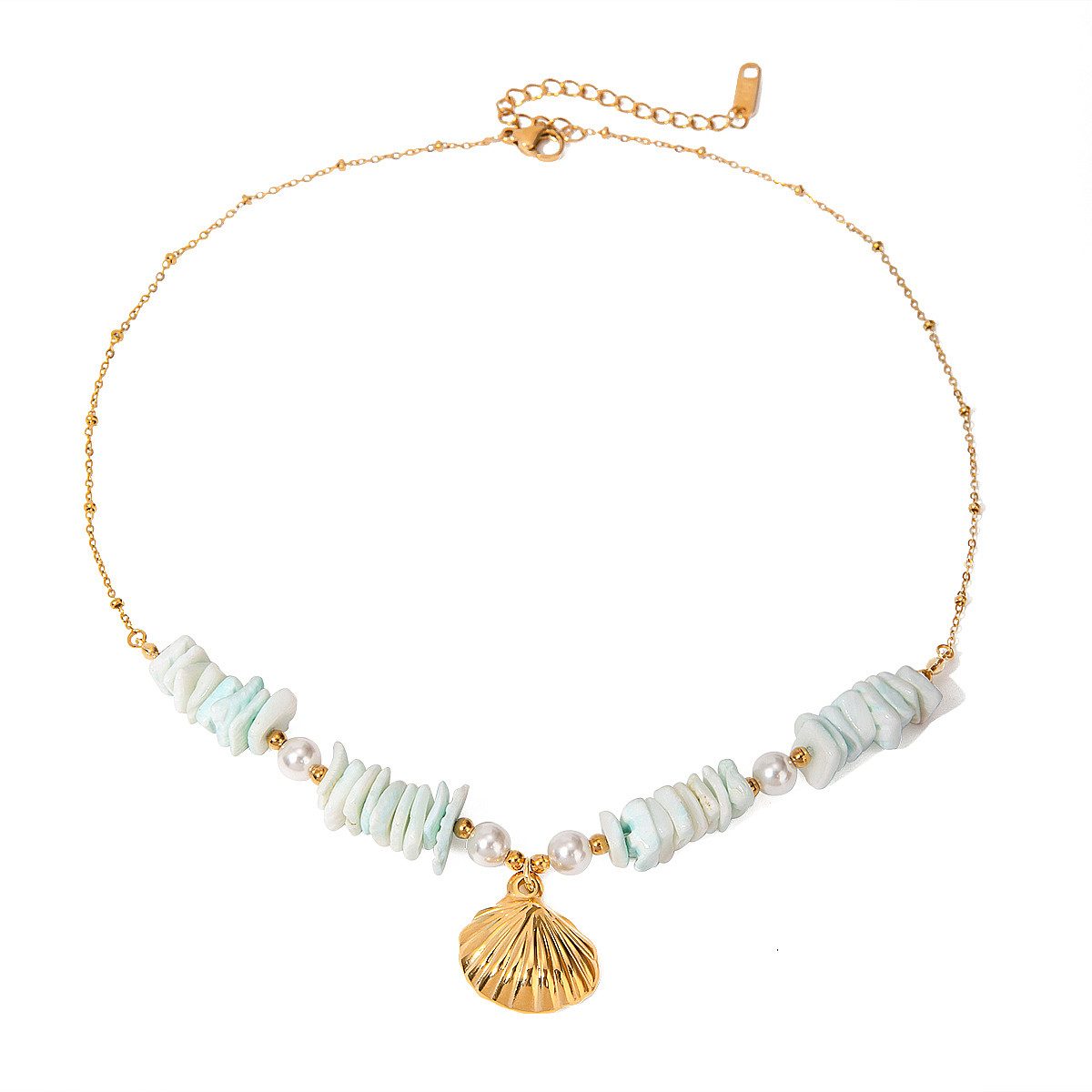 KARMA Kette mit Anhänger Halskette Muscheln günstig online kaufen