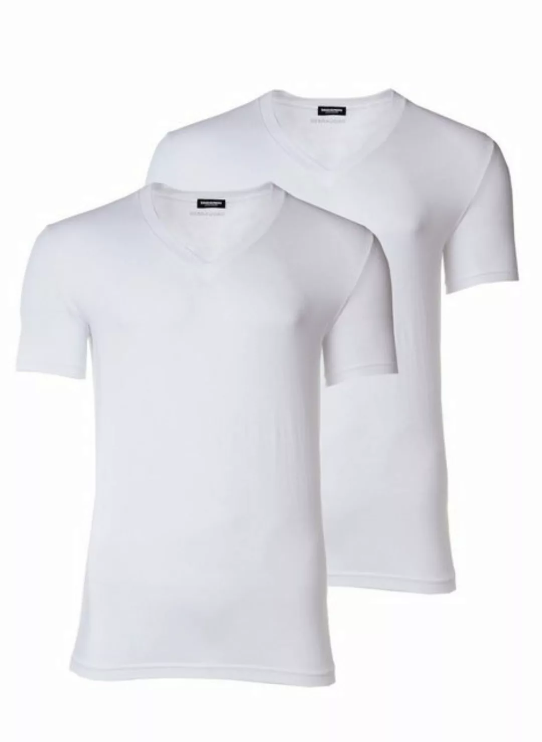 Dsquared2 T-Shirt Herren T-Shirt - V-Neck, Cotton Stretch Twin Pack günstig online kaufen