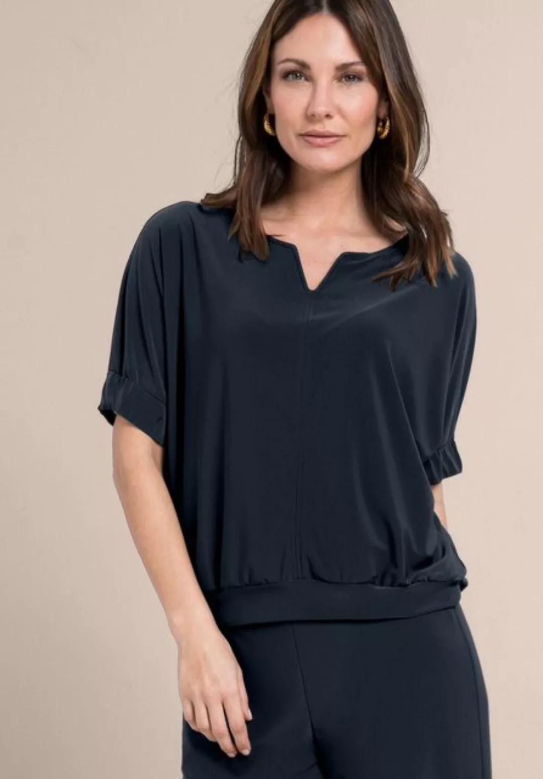 bianca Rundhalsshirt SIA aus weichem Jersey-Stoff in Basic Farben günstig online kaufen
