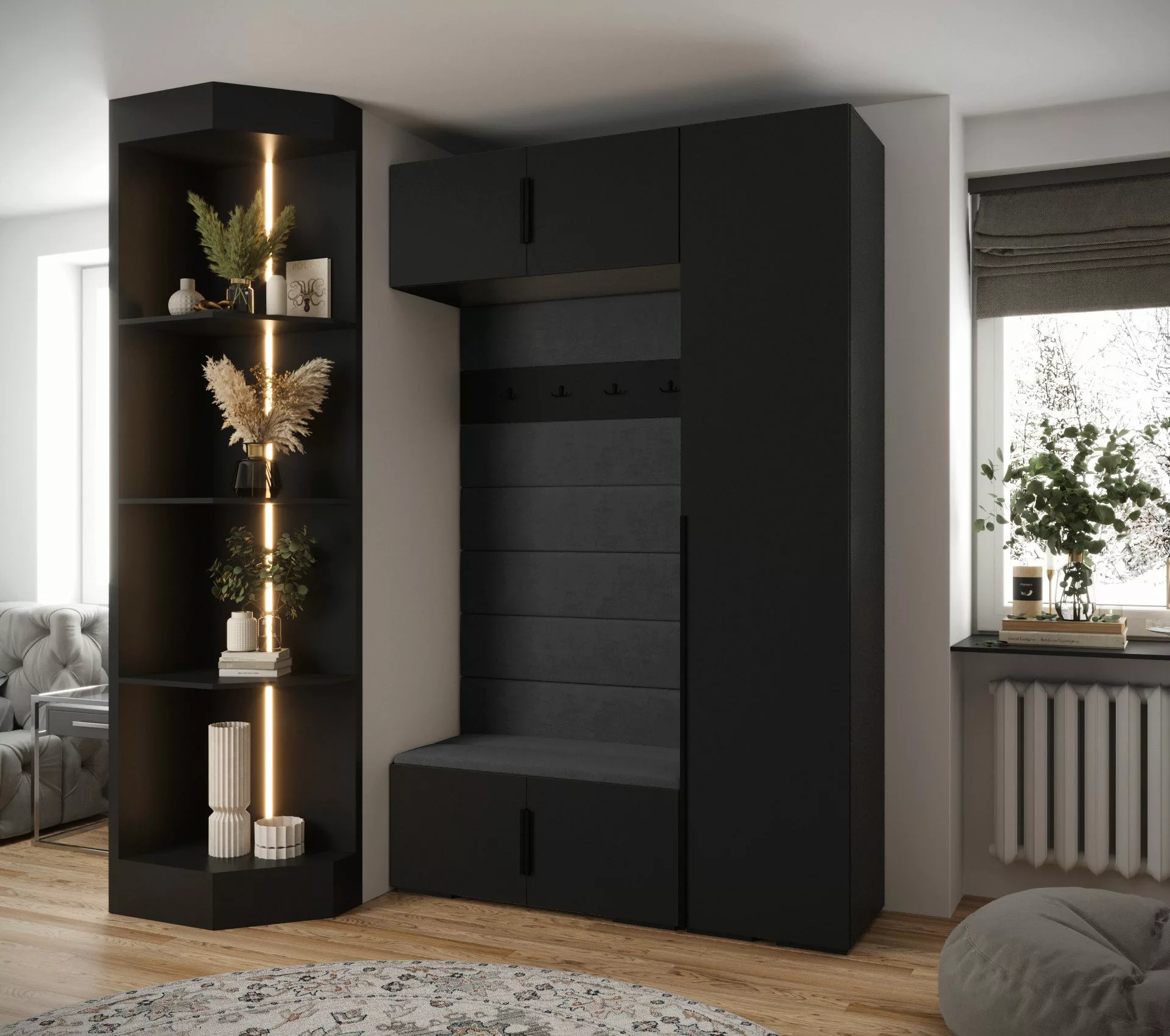 ABIKS MÖBEL Kompaktgarderobe INOVA 1 SATZ günstig online kaufen