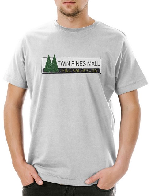 Urban Backwoods Print-Shirt Twin Pines Mall Herren T-Shirt Back To 88 MPH T günstig online kaufen