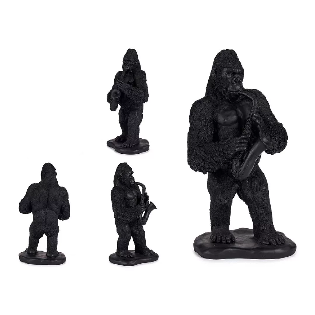 Deko-figur Gorilla Schwarz Harz (15 X 38,8 X 22 Cm) günstig online kaufen