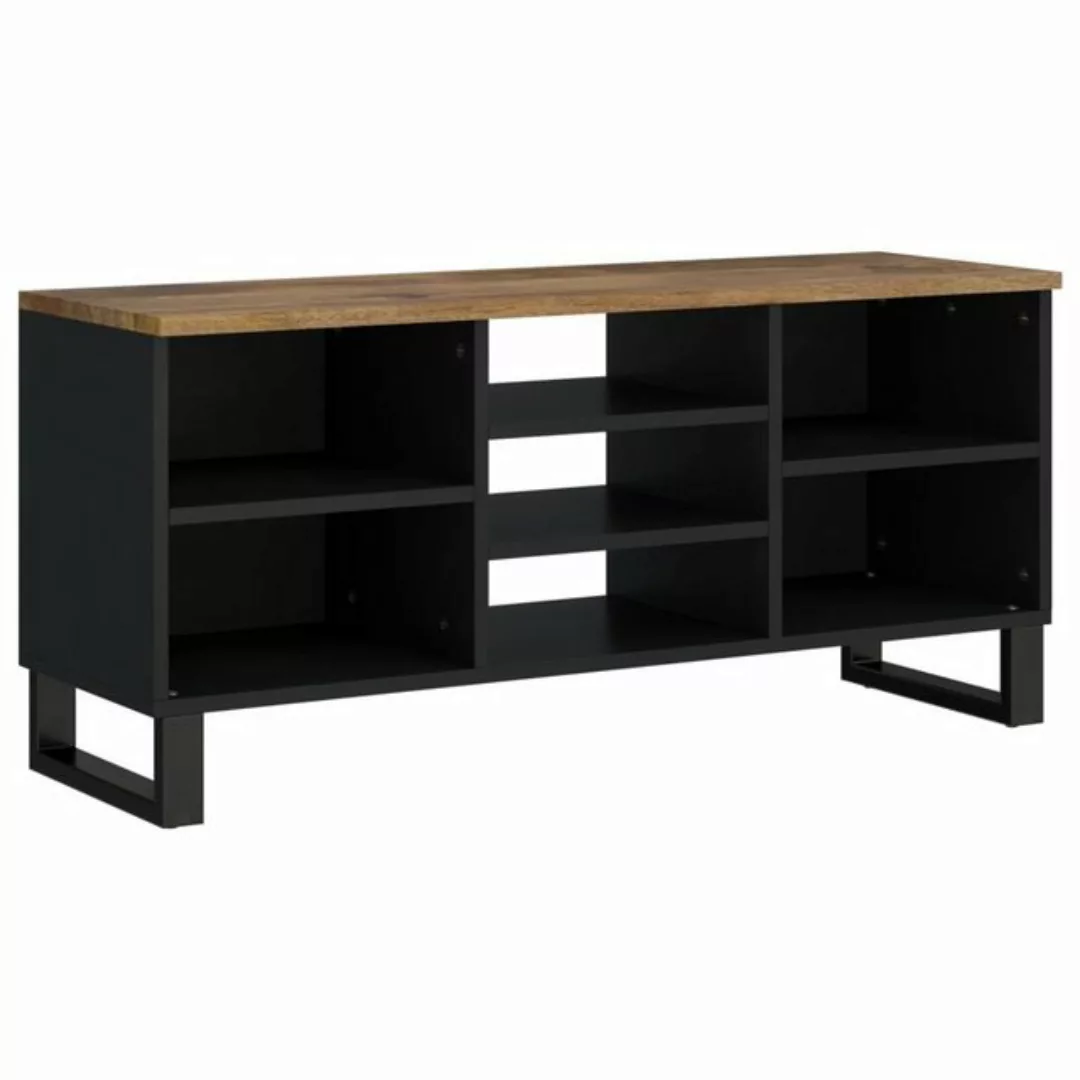 furnicato TV-Schrank 100x33x46 cm Massivholz Mango & Holzwerkstoff (1-St) günstig online kaufen