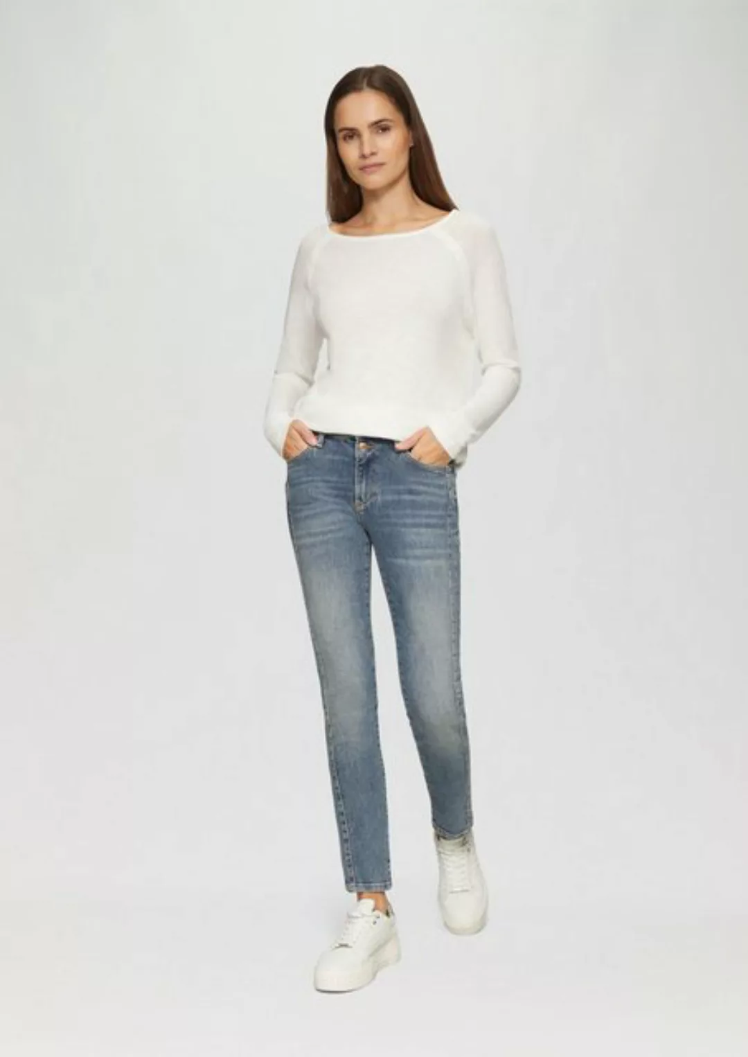 s.Oliver 5-Pocket-Jeans Teilungsnaht günstig online kaufen