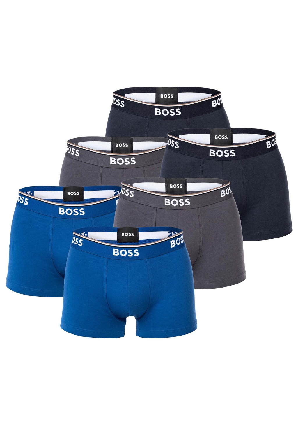 BOSS Boxershorts "Boxershort Trunk 3P Power 6er Pack" günstig online kaufen