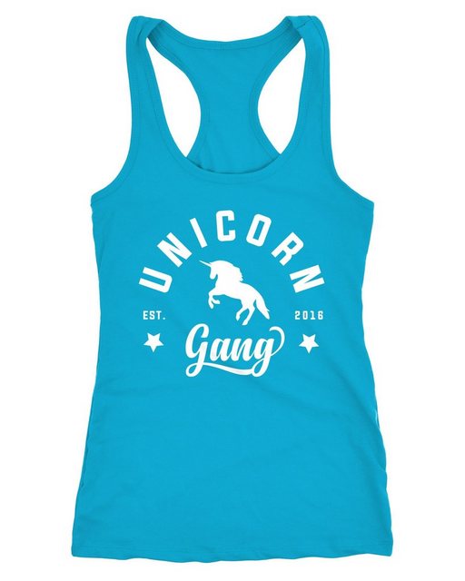 MoonWorks Tanktop Unicorn Gang Damen Tanktop Einhorn Moonworks® günstig online kaufen