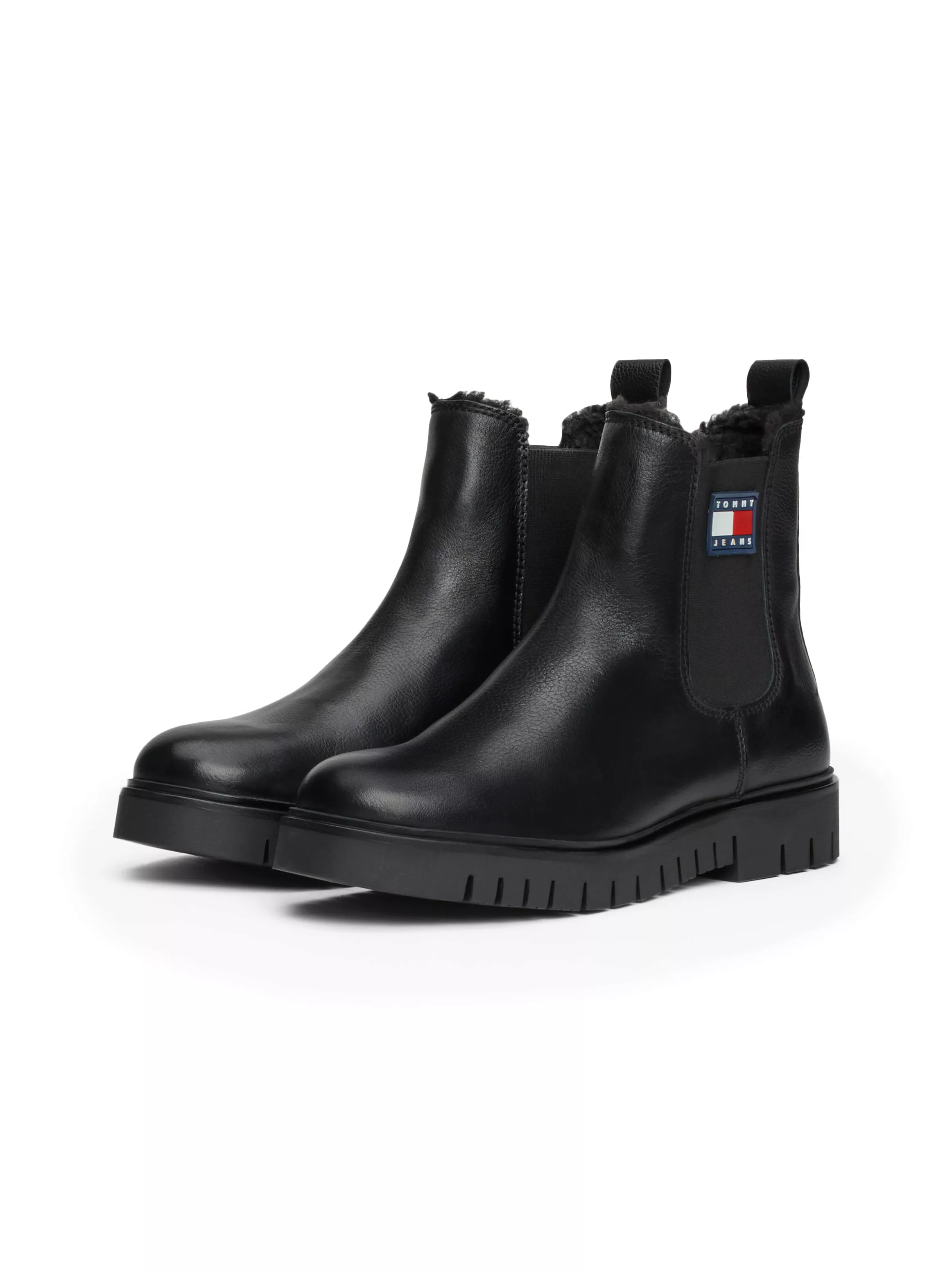 Tommy Jeans Winterboots "TJW CHELSEA BOOT WL", Blockabsatz, Plateau, Chelse günstig online kaufen