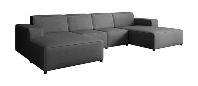 Beautysofa Ecksofa PEDRO U, Freistehendes Möbel, breite Ottomane, modernes günstig online kaufen