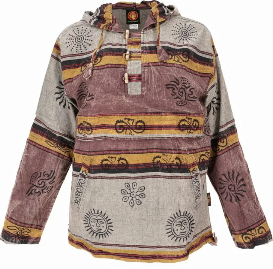Guru-Shop Sweater Goa Kapuzenshirt, Baja Hoody Nepalhoodie -.. Hippie, Ethn günstig online kaufen