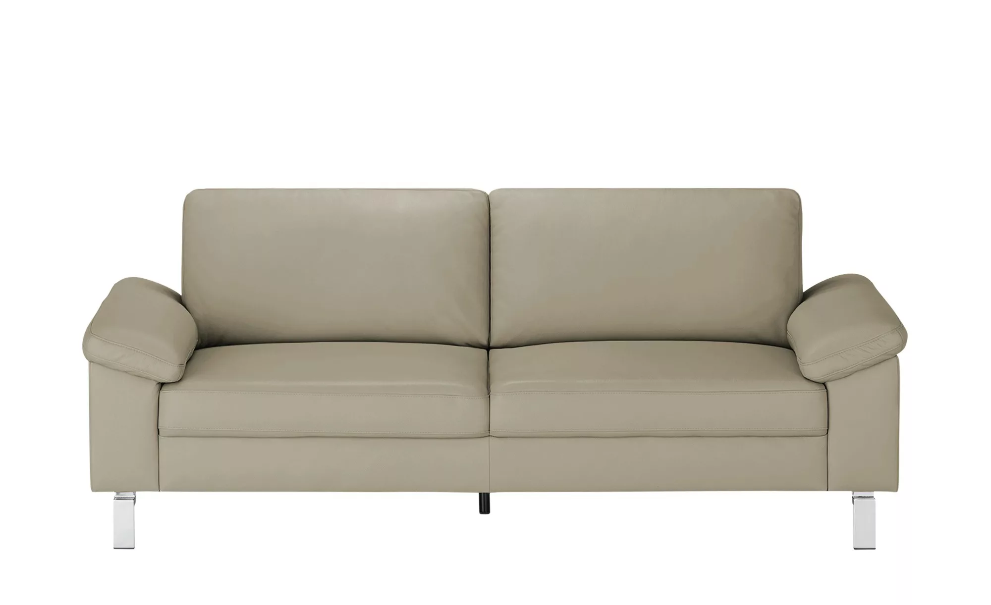 Max Schelling Ledersofa  Maximum - grau - 184 cm - 86 cm - 97 cm - Polsterm günstig online kaufen