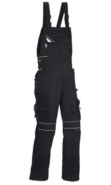 PKA Arbeitslatzhose Black Revolution, Herren Latzhose mit reflektierenden A günstig online kaufen