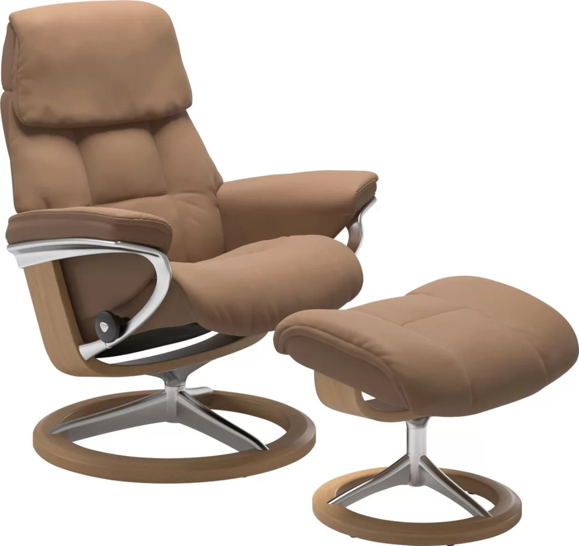 Stressless Relaxsessel "Ruby", (Set, Relaxsessel mit Hocker), mit Signature günstig online kaufen