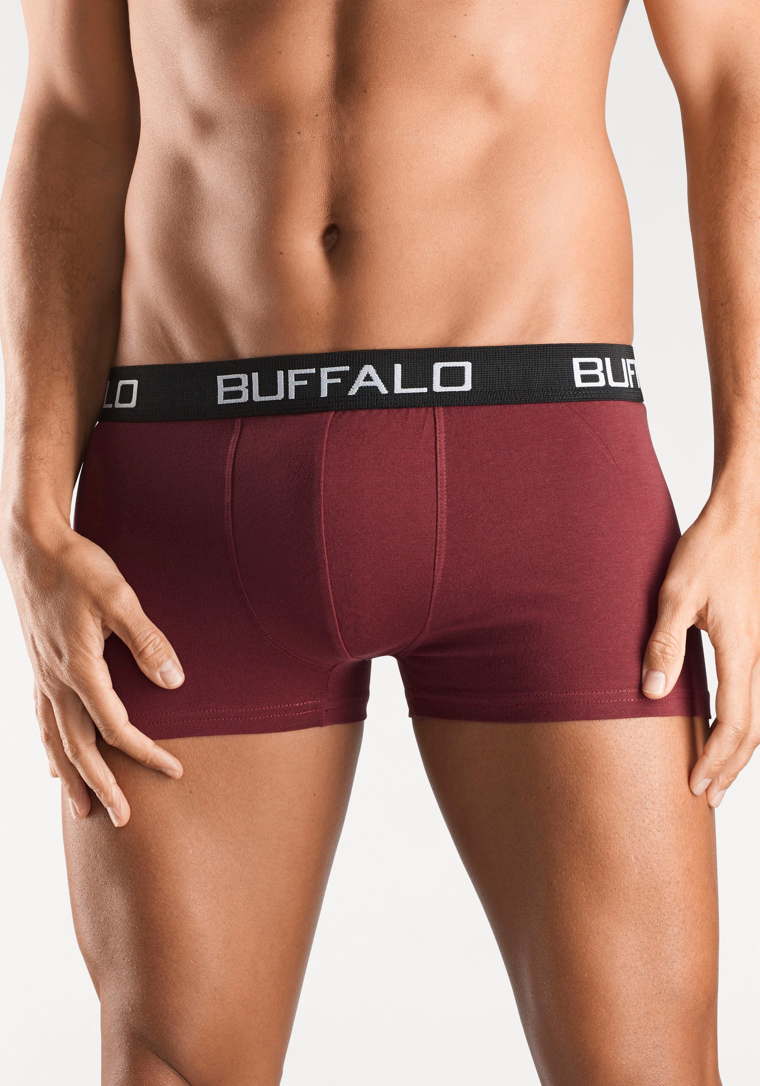Buffalo Boxer "Boxershorts für Herren", (Packung, 4 St.), aus Baumwoll-Mix günstig online kaufen
