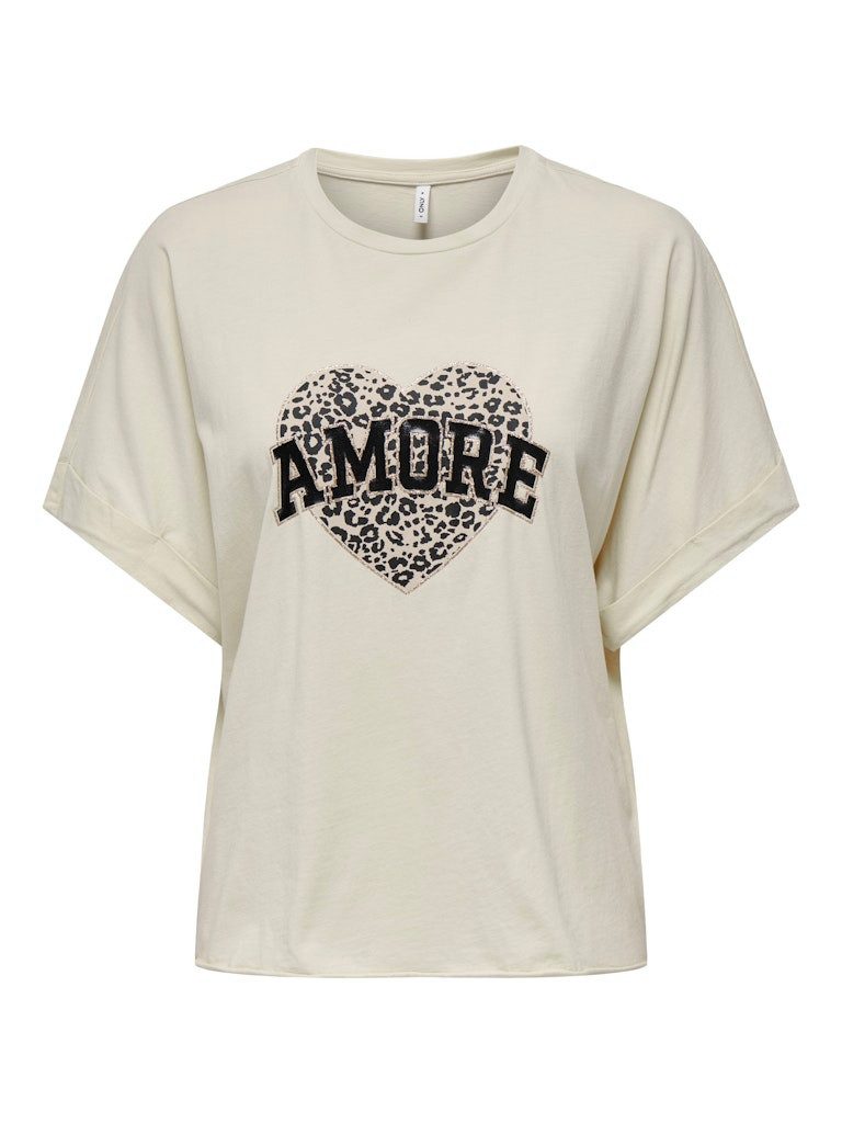ONLY Kurzarmshirt ONLLUCY LIFE S/S LEO günstig online kaufen