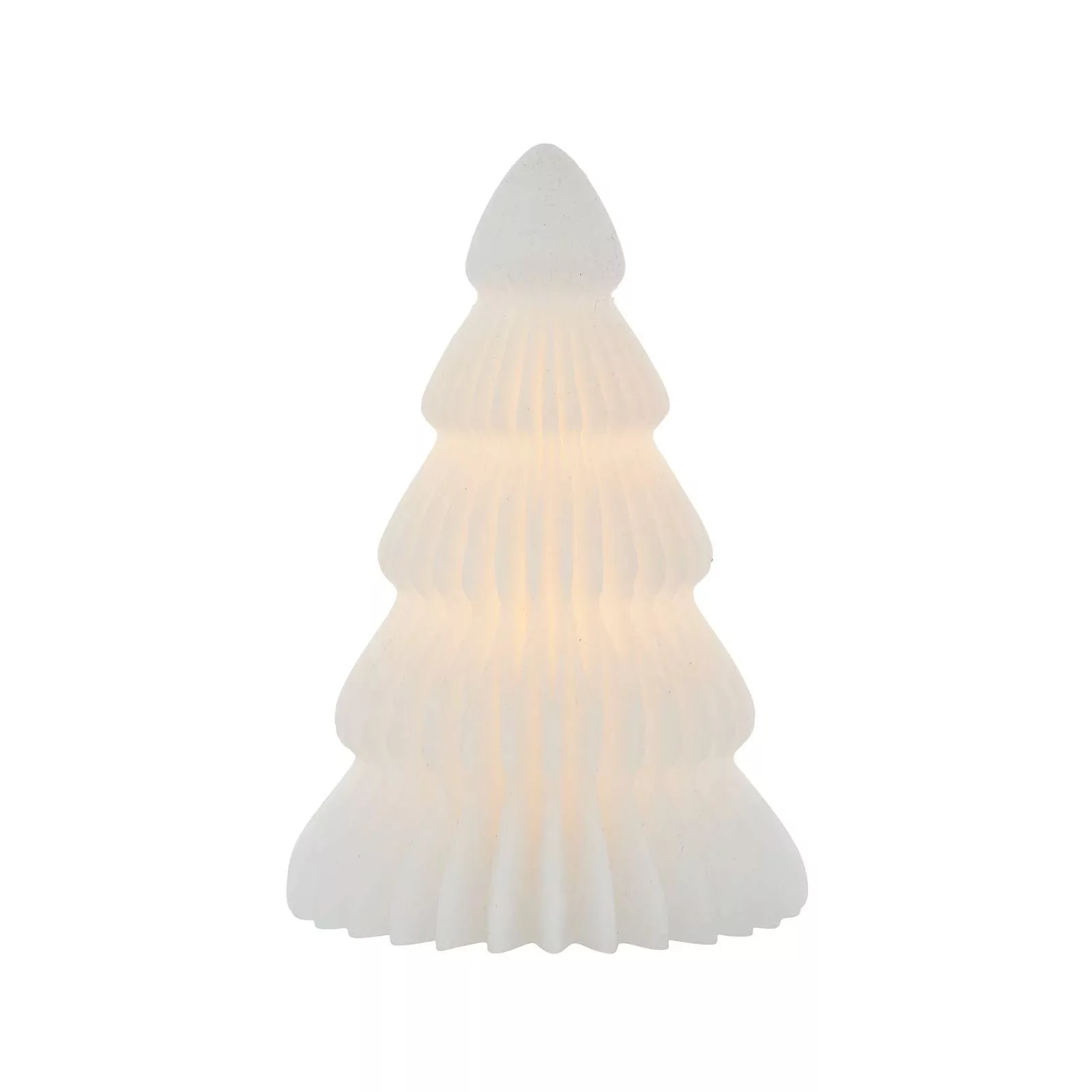 LED-Dekoleuchte Claire, Baum aus weißem Wachs 19cm günstig online kaufen