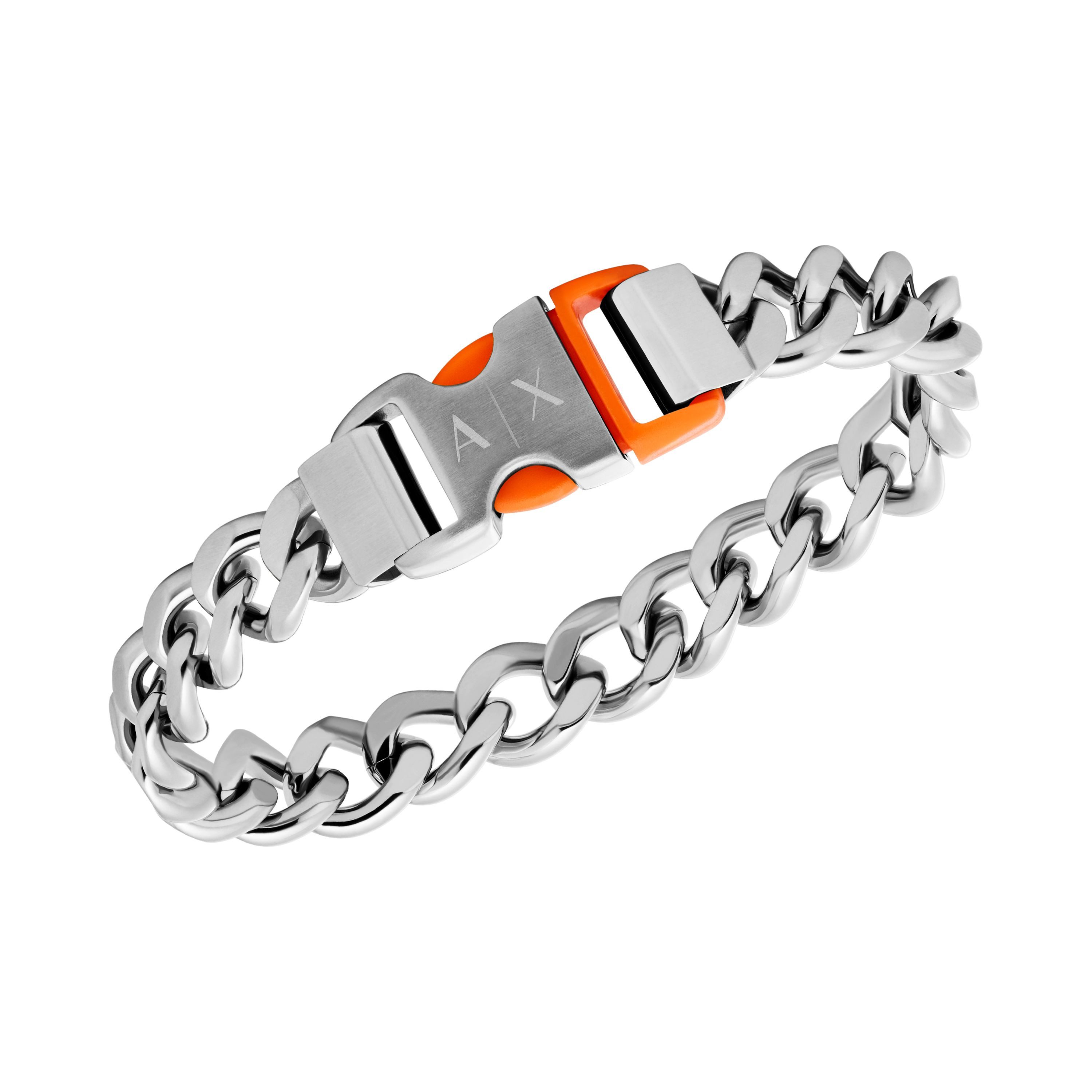 ARMANI EXCHANGE Armband Schmuck Edelstahl Nylon, günstig online kaufen
