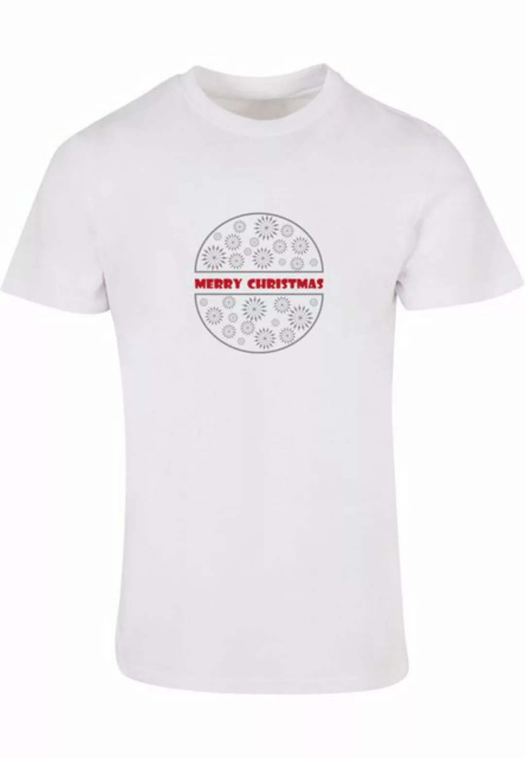 Merchcode T-Shirt Merchcode Herren Merry Christmas Basic Round Neck T-Shirt günstig online kaufen