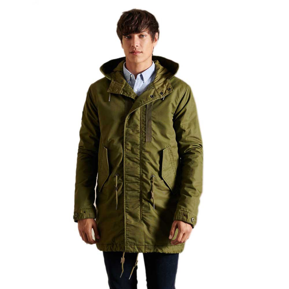 Superdry New Military Fishtail Parka S Delta Khaki günstig online kaufen