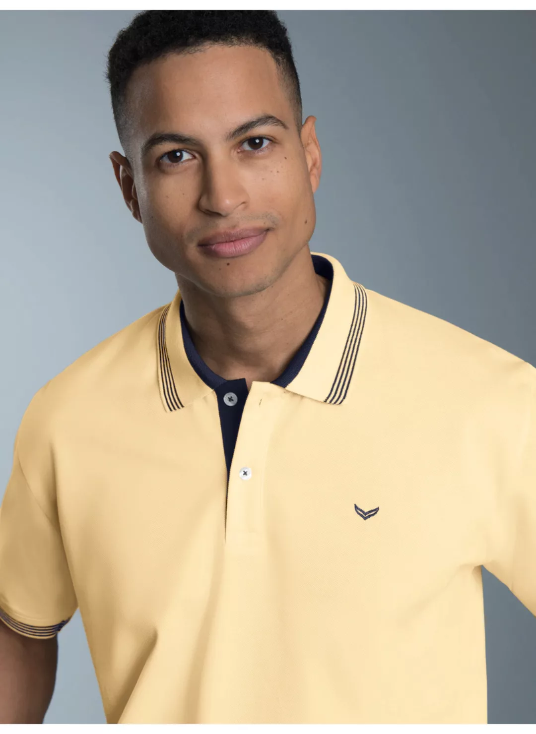 Trigema Poloshirt "TRIGEMA Poloshirt mit kontrastfarbigen Akzenten", (1 tlg günstig online kaufen