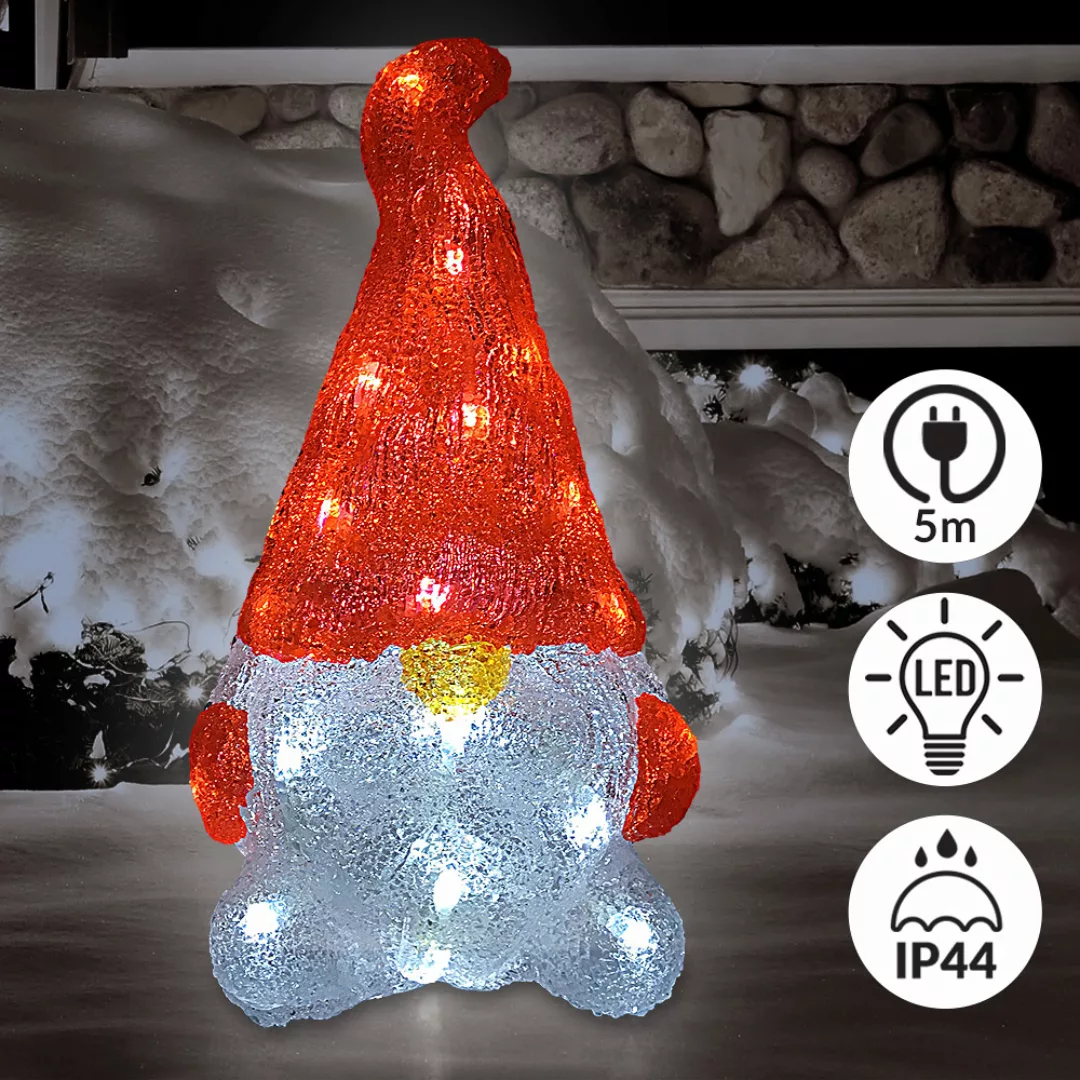 LED Acryl Figur Weihnachten Wichtel günstig online kaufen