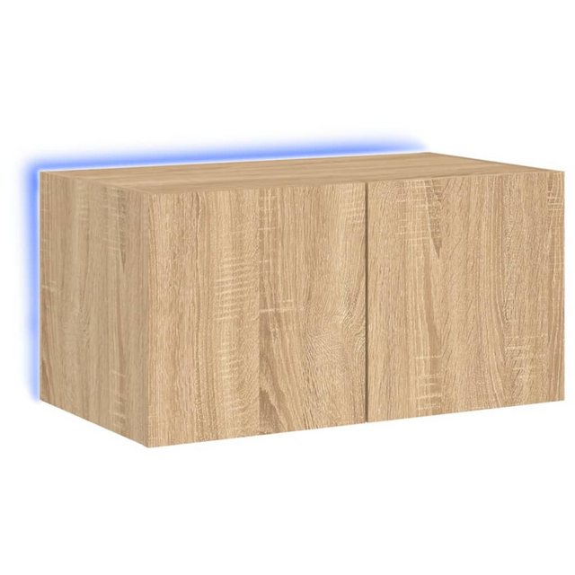 vidaXL TV-Schrank TV-Wandschrank mit LED-Leuchten Sonoma-Eiche 60x35x31 cm günstig online kaufen