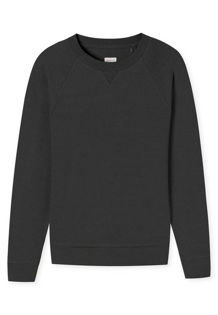 Schiesser Sweatshirt "Mix+Relax" Runder, gerippter Halsausschnitt mit V-för günstig online kaufen